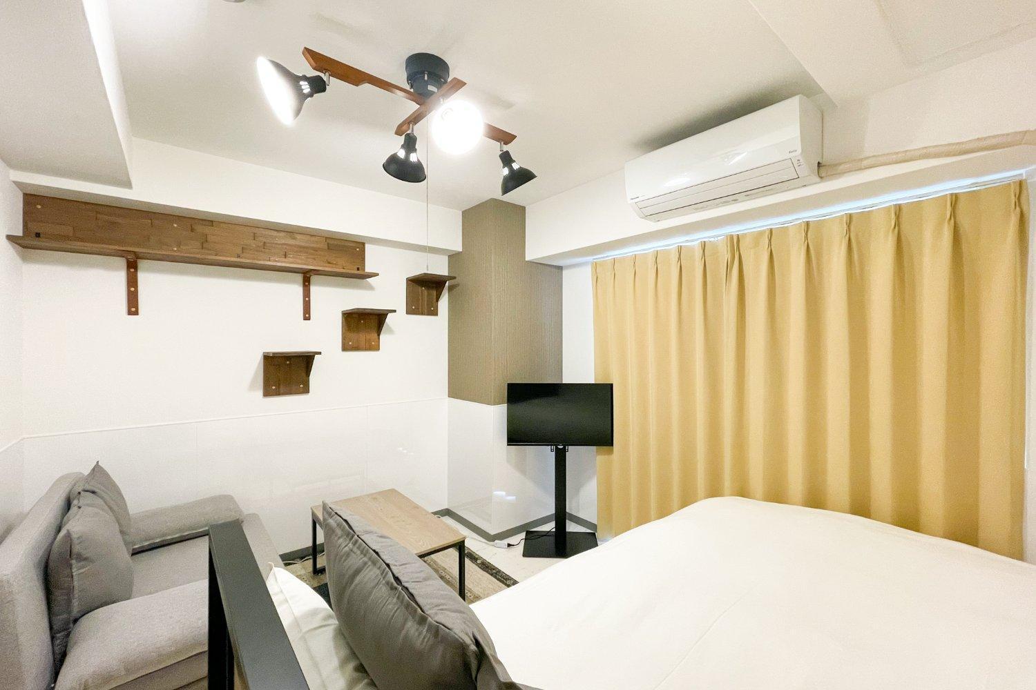 Ferienwohnung Blue Shimanouchi Ōsaka Zimmer foto