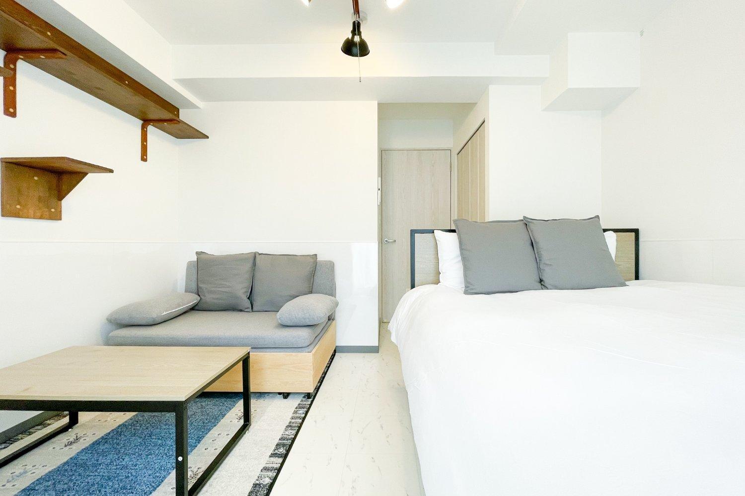 Ferienwohnung Blue Shimanouchi Ōsaka Zimmer foto