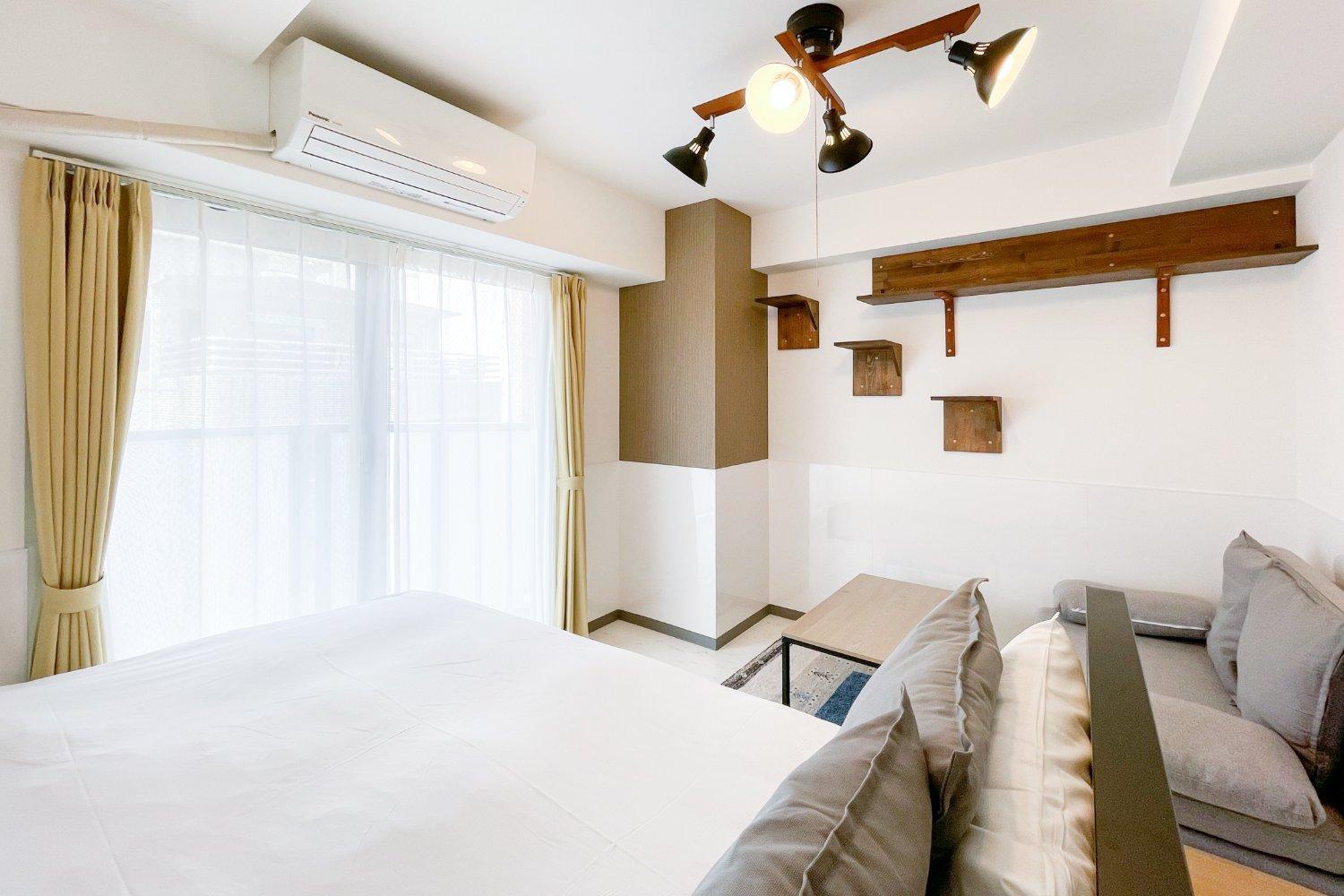 Ferienwohnung Blue Shimanouchi Ōsaka Zimmer foto
