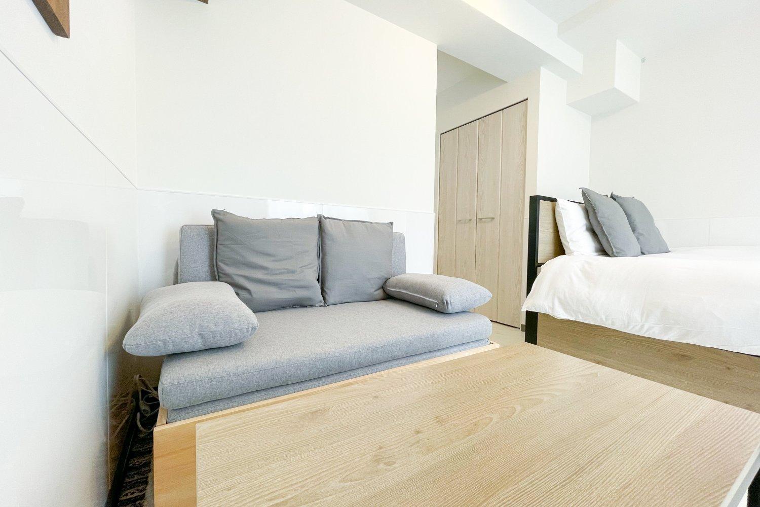 Ferienwohnung Blue Shimanouchi Ōsaka Zimmer foto