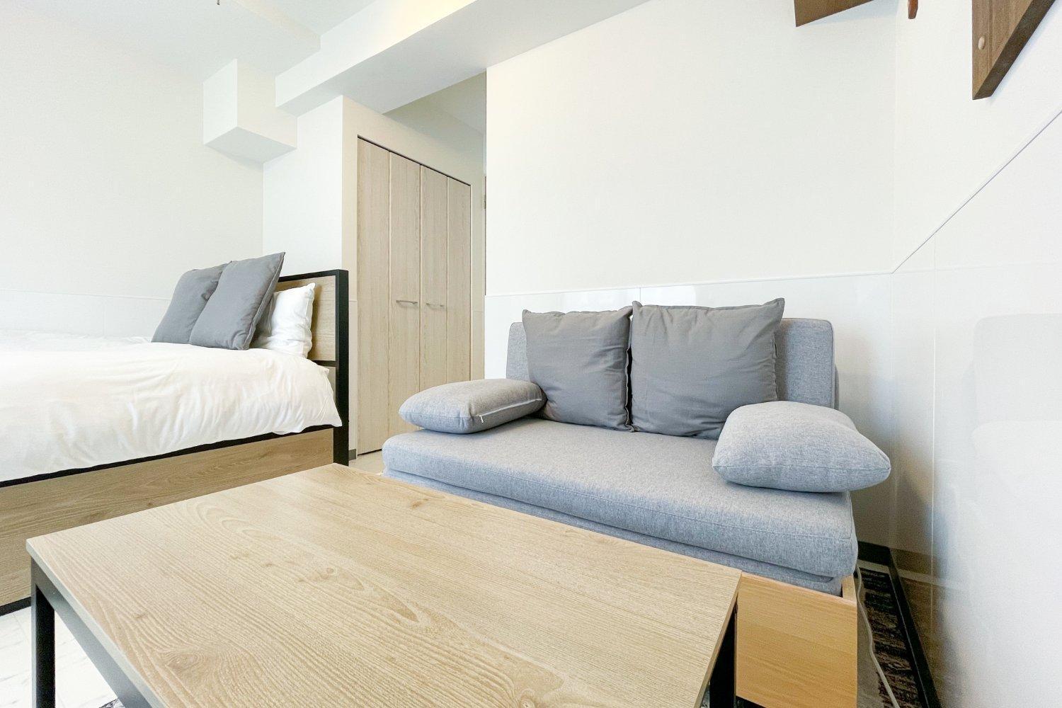 Ferienwohnung Blue Shimanouchi Ōsaka Zimmer foto
